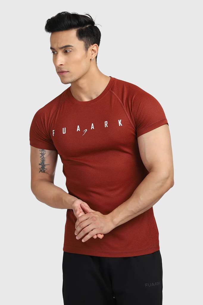 Checks T-shirt Salsa Rust — photo 4