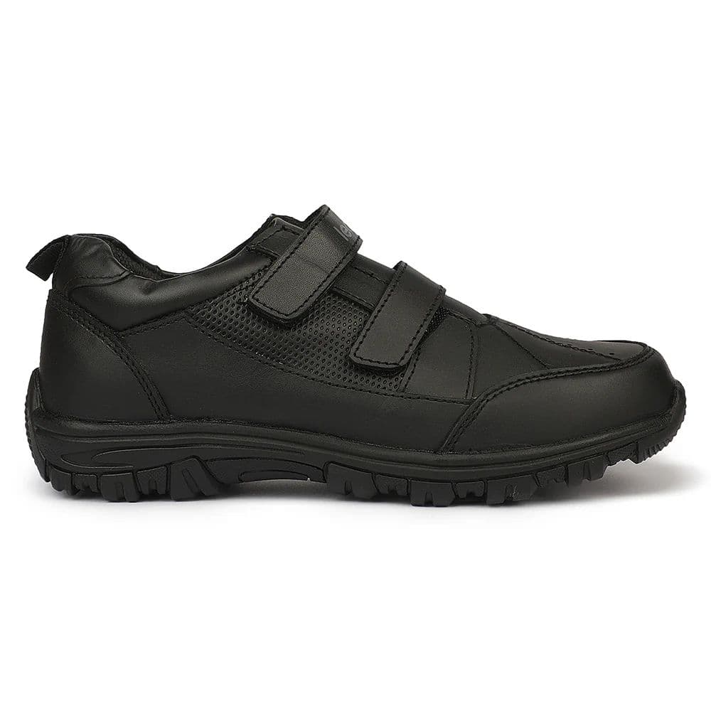 Leap7X SCH-RACE Kids' Black School Shoes - SCHOOL with Memory Foam Comfort — photo 2
