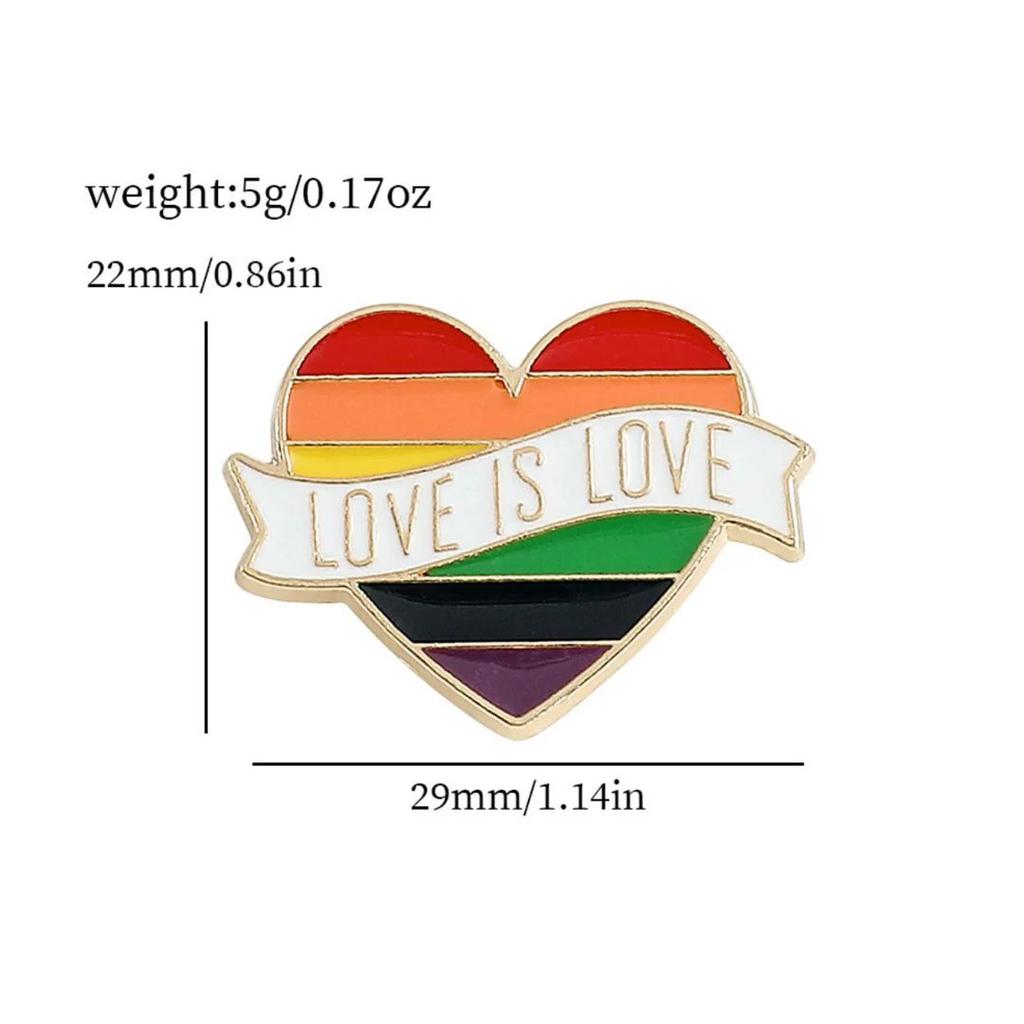 Vibrant Rainbow Enamel Pins | Pride Pin Collection — Option1