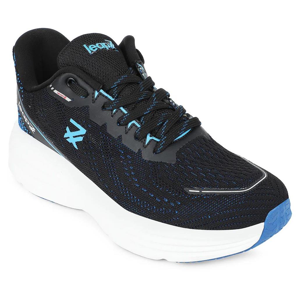 Leap7x Teal Blue Sports Running Shoes For Men GHD-41 By Liberty