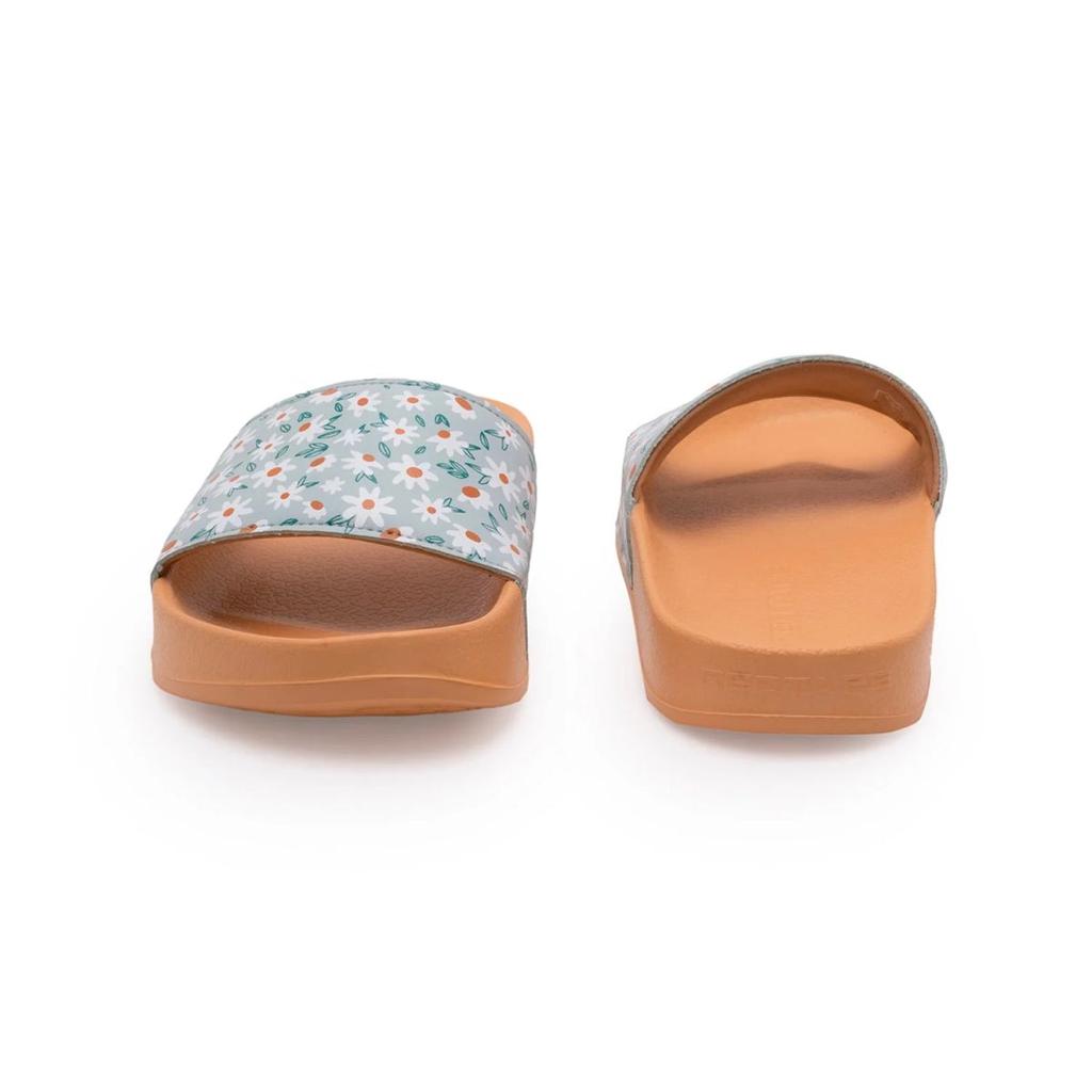 Women's Sliders in Light Orange | Casual Pool Sliders — photo 4