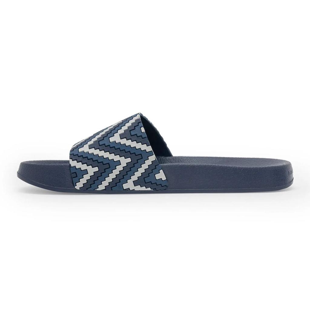 Womens Sliders in Blue and White | Casual Pool Sliders — photo 3