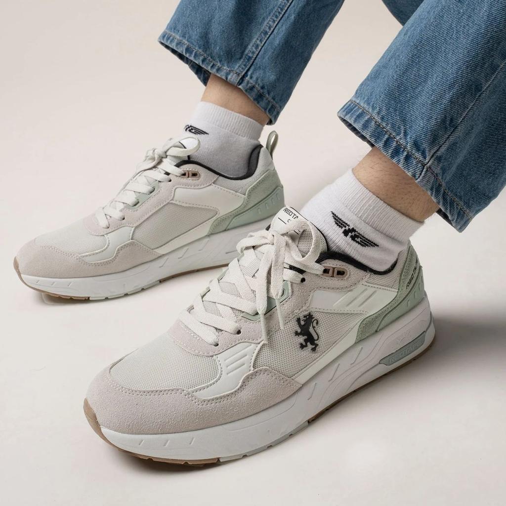 Sneakers for Men in Grey and Green | Casual Shoes — photo 6