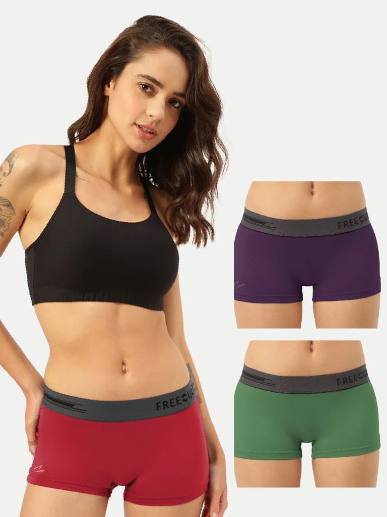 Women's Micro Modal Boy Shorts (Pack of 3) — photo 10