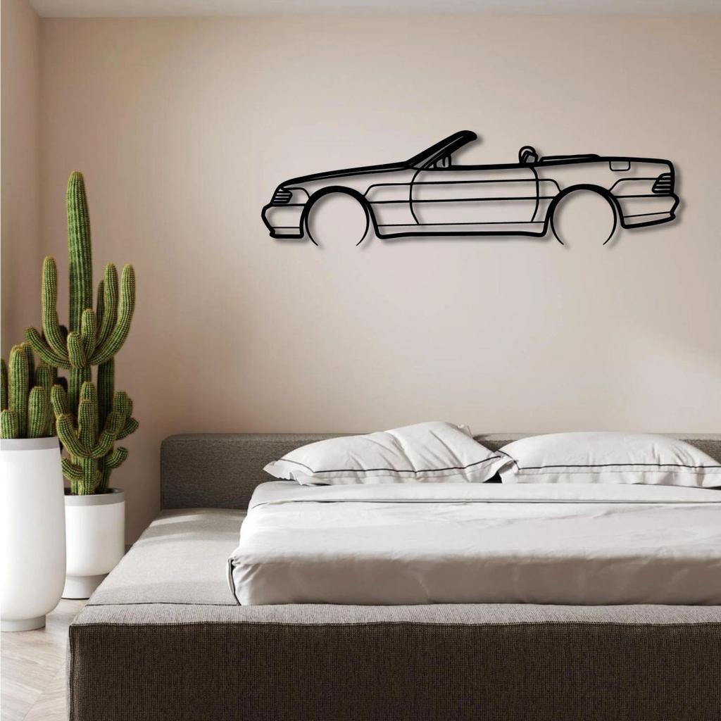 MERCEDES BENZ 500SL METAL WALL ART — photo 3