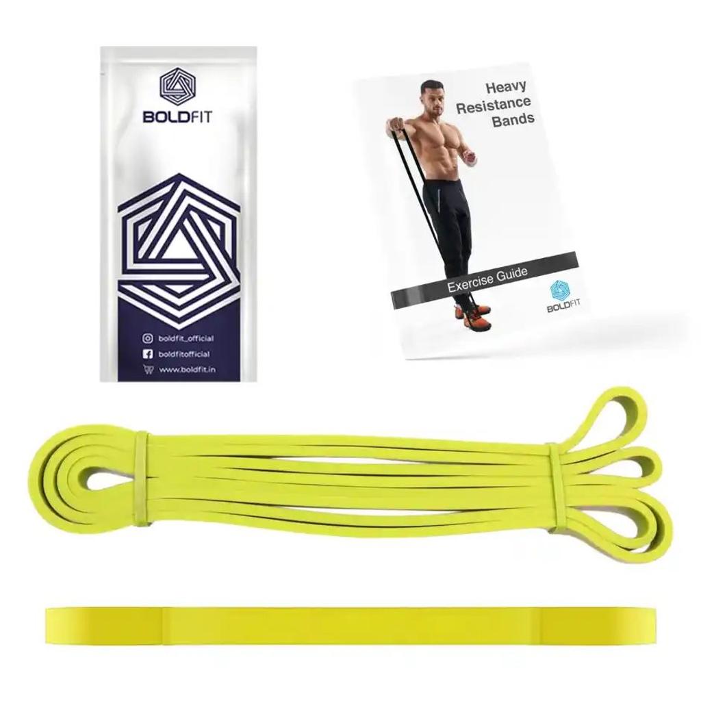 Boldfit Heavy Resistance Band Yellow 3-7 Kg