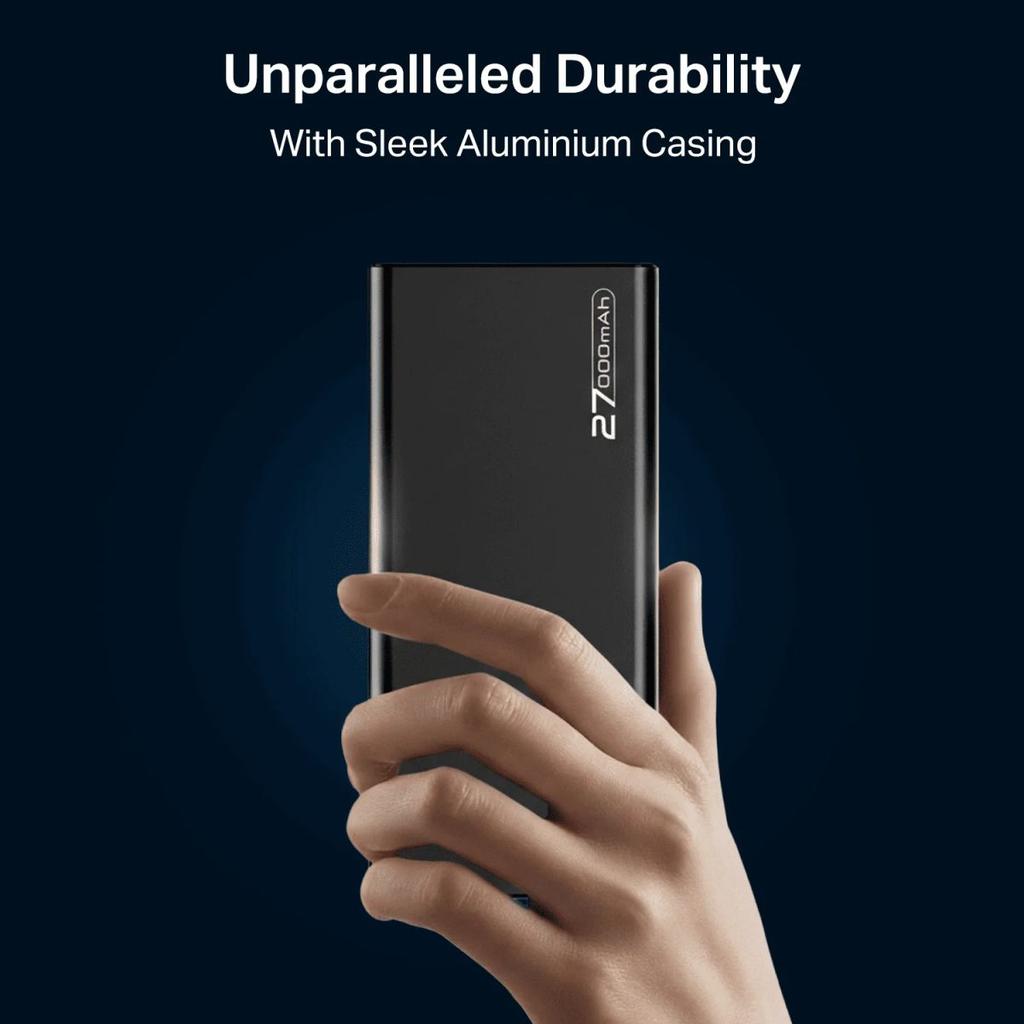 Energyshroom PB600 | Powerbank with 22.5W Fast Charging, 27000mAh, 12-Layer Protection, 4 Output Ports — photo 4
