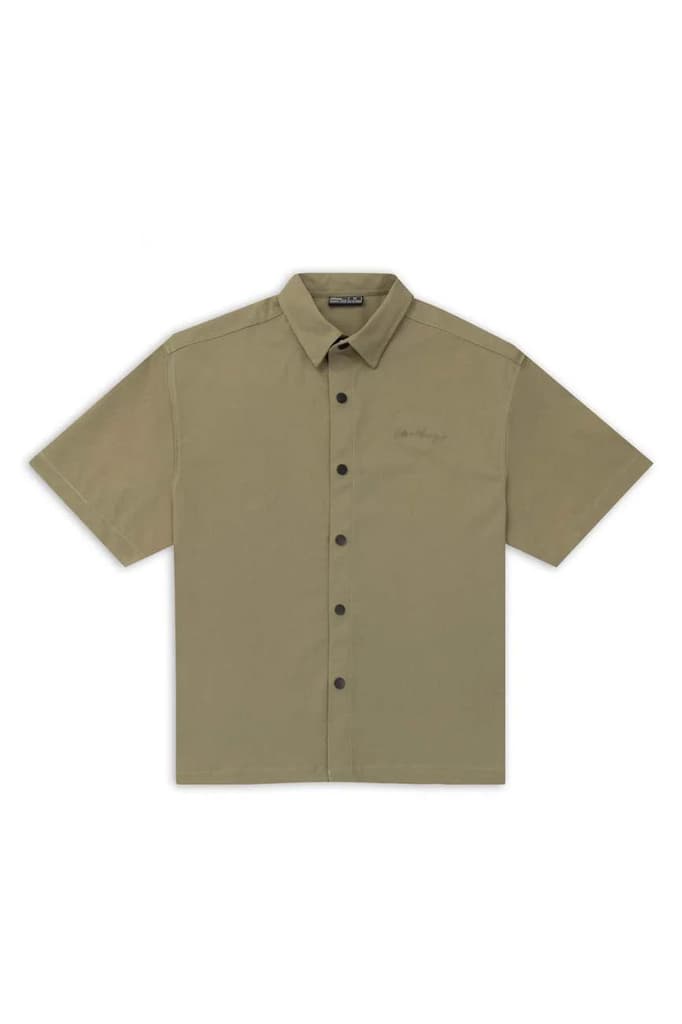 Short Sleeve Polo Shirt // Pista Green — S