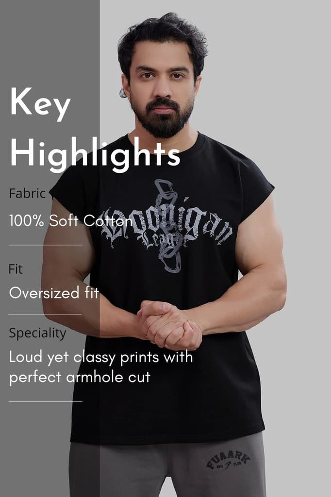 Hoonigans Capsleeves Tank Black — photo 7
