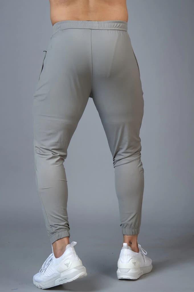 Identity Nylon Joggers Light Grey — photo 6