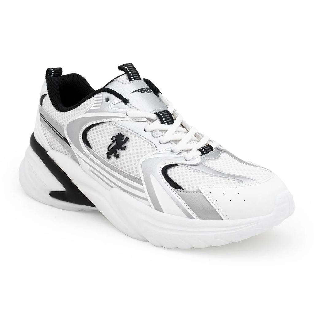 White Causal Shoes for Women for Everyday Comfort — 3 / White/Silver