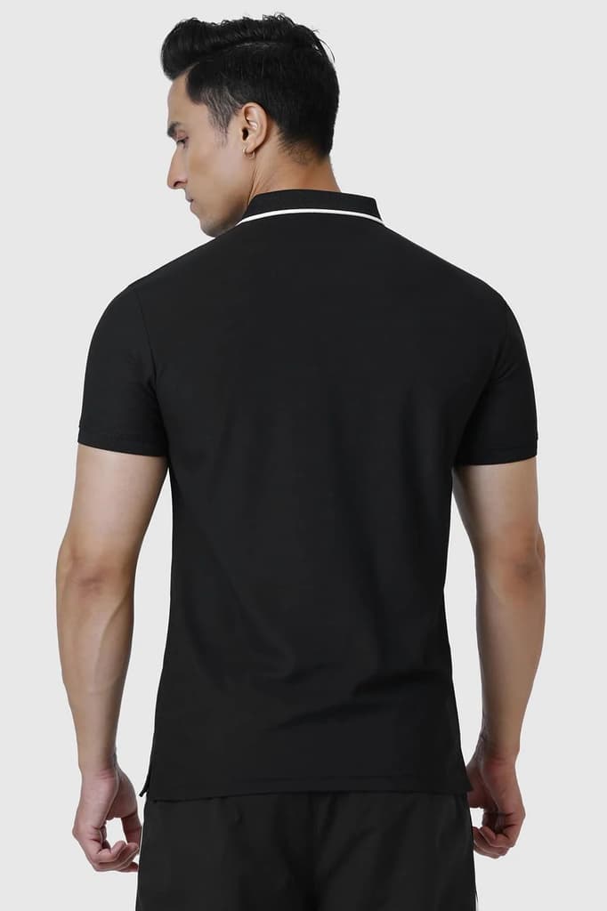 Stride Polo T-shirt Black — photo 6