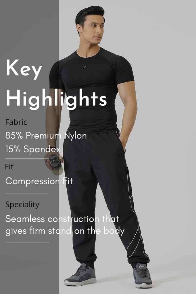 Power Seamless T-shirt Black/Logo — photo 9