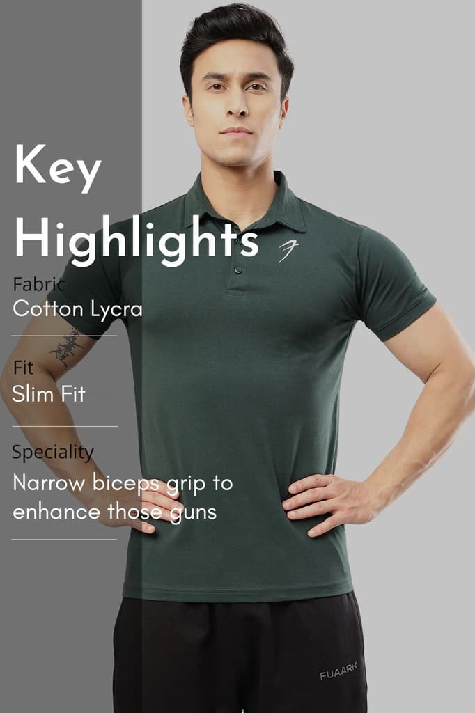 Polo T-shirt Green — photo 7