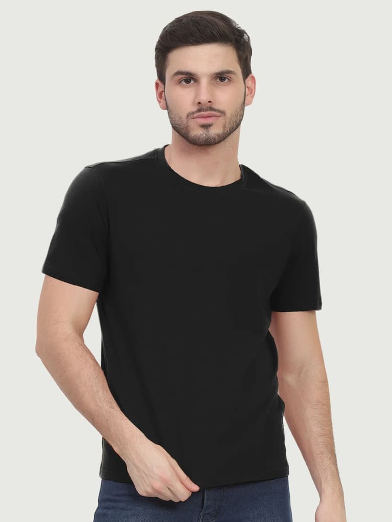 Organic Cotton solid T-shirt for men - Pack Of 2 — photo 9
