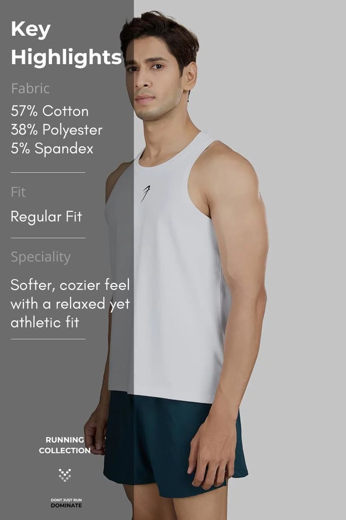 Pulse Running Tank White — photo 6