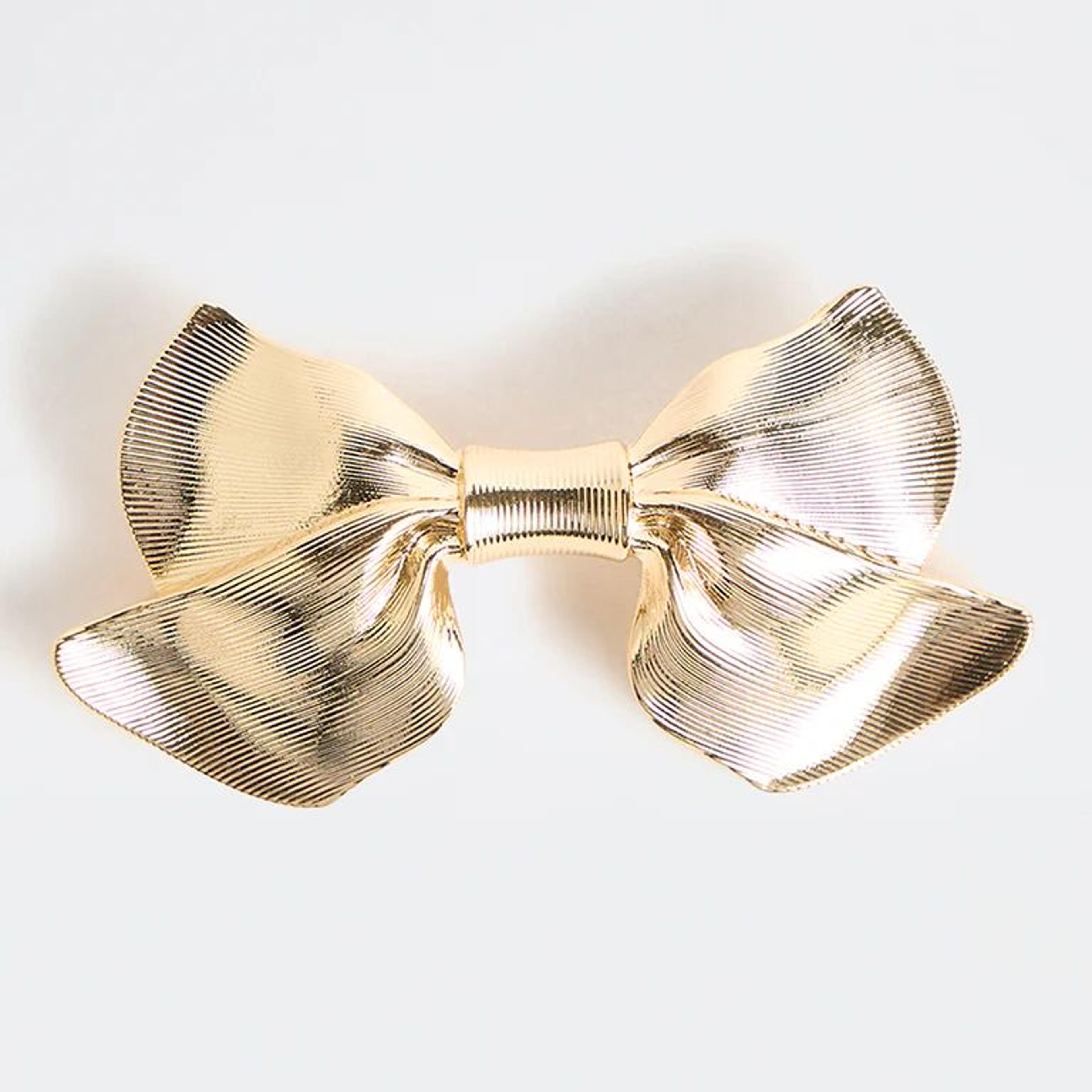 Westside Accessories Gold Bow Clip