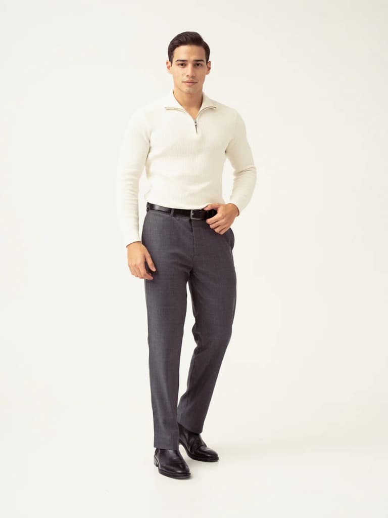 Noctivio Indigo 100% Linen Pants