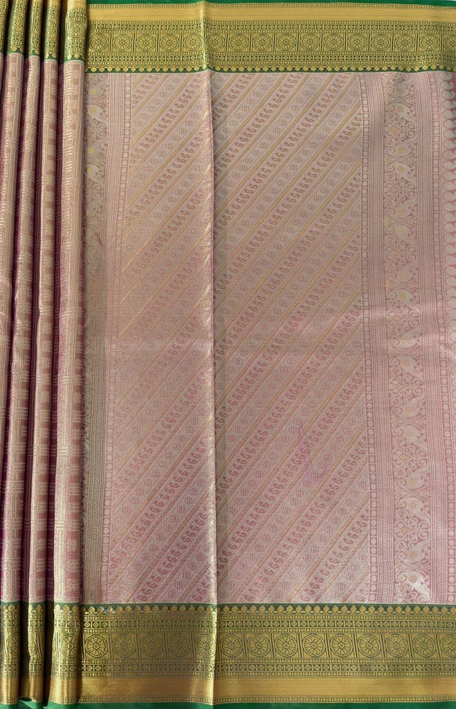 MIMOSA Women's Woven Design Kanjivaram Style Art Silk Saree with Blouse Piece - Magenta (SA00001522MJFREE) — photo 6