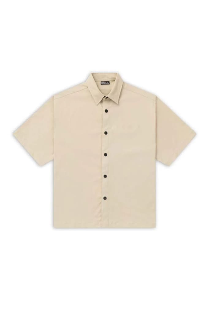 Short Sleeve Polo Shirt // Khaki — S