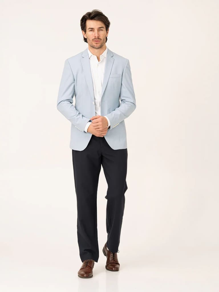 Executive Navy Pro.Stretch Formal Trousers