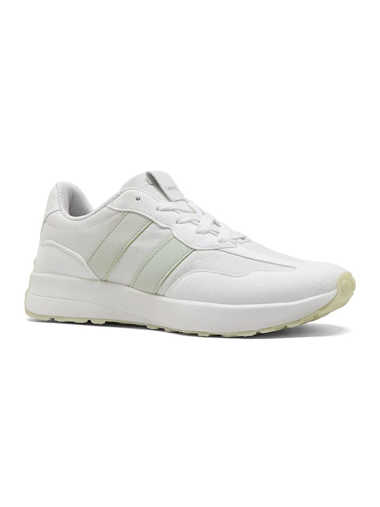 BRISK White Men's Sneakers — White / 6