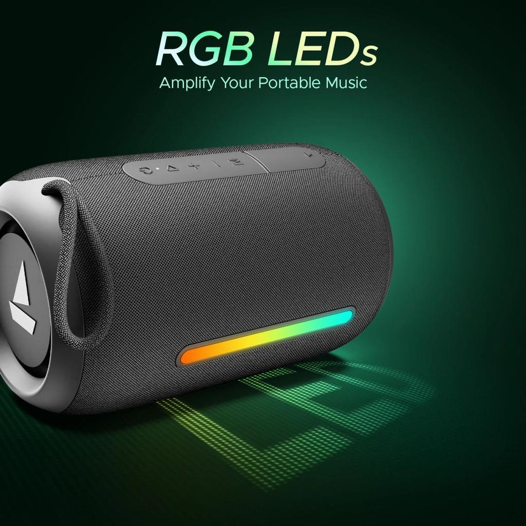 boAt Stone 358 Pro | Portable Bluetooth Speaker with 14W boAt Signature Sound, RGB LED Design, 12 Hours Playback — photo 5