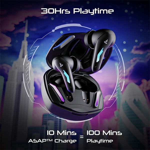 boAt Immortal 100 | Bluetooth Gaming Wireless Earbuds with BEAST™ Mode, IWP Technology, ENx™ Technology, 30 Hours Playback — photo 5