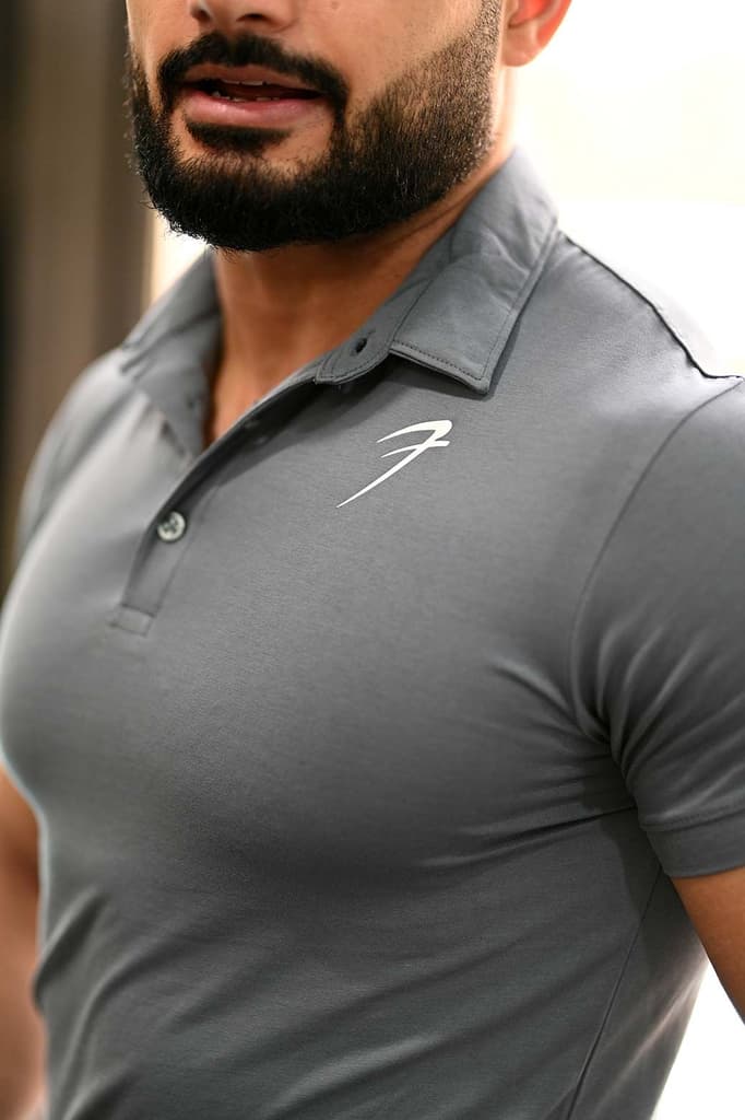 Polo T-shirt Grey — photo 3