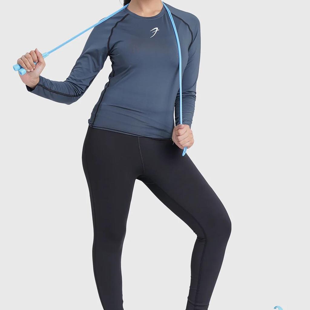 Compression Full T-shirt Grey