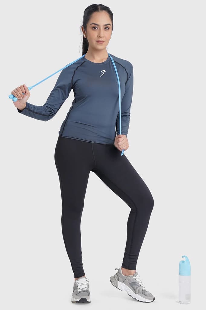 Compression Full T-shirt Grey — S