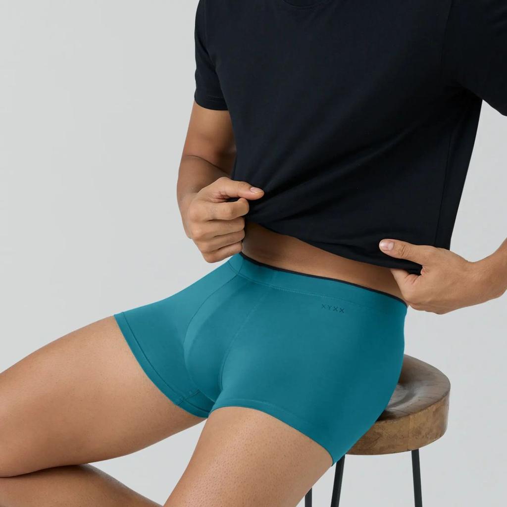 Super Combed Cotton-Modal Trunks - Ocean Blue