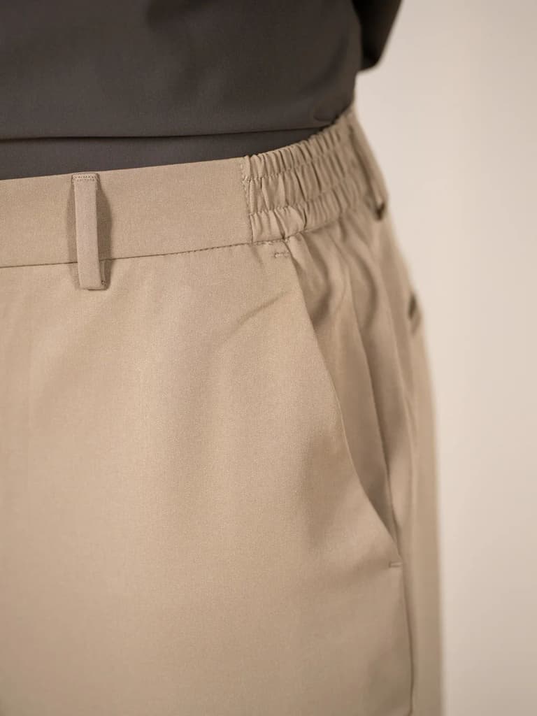 Uncommon Beige 247 Relaxed Fit Smart Formal Trousers — photo 6