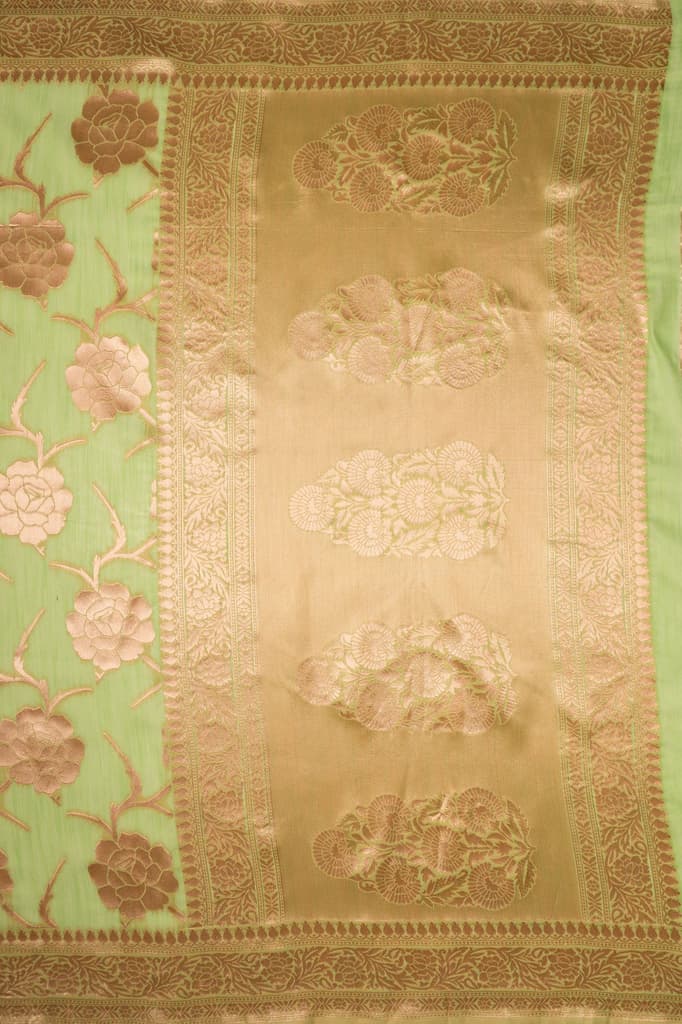 Mimosa Women's Woven Design Banarasi Style Art Silk Saree With Blouse Piece : SA00001764PSFREE — photo 7