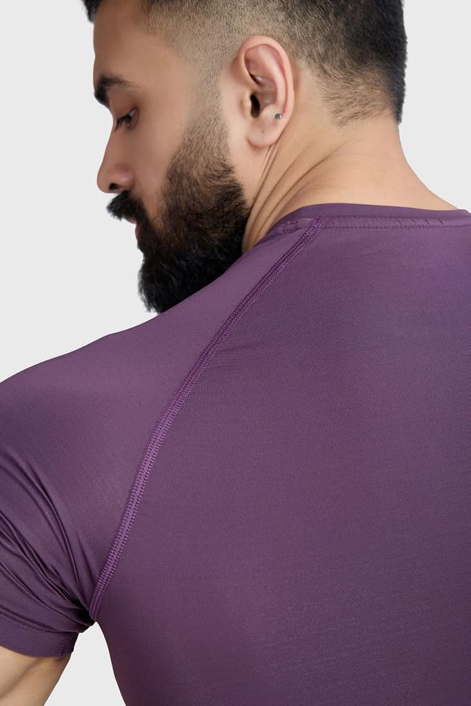 Compression T-shirt Plum — photo 5