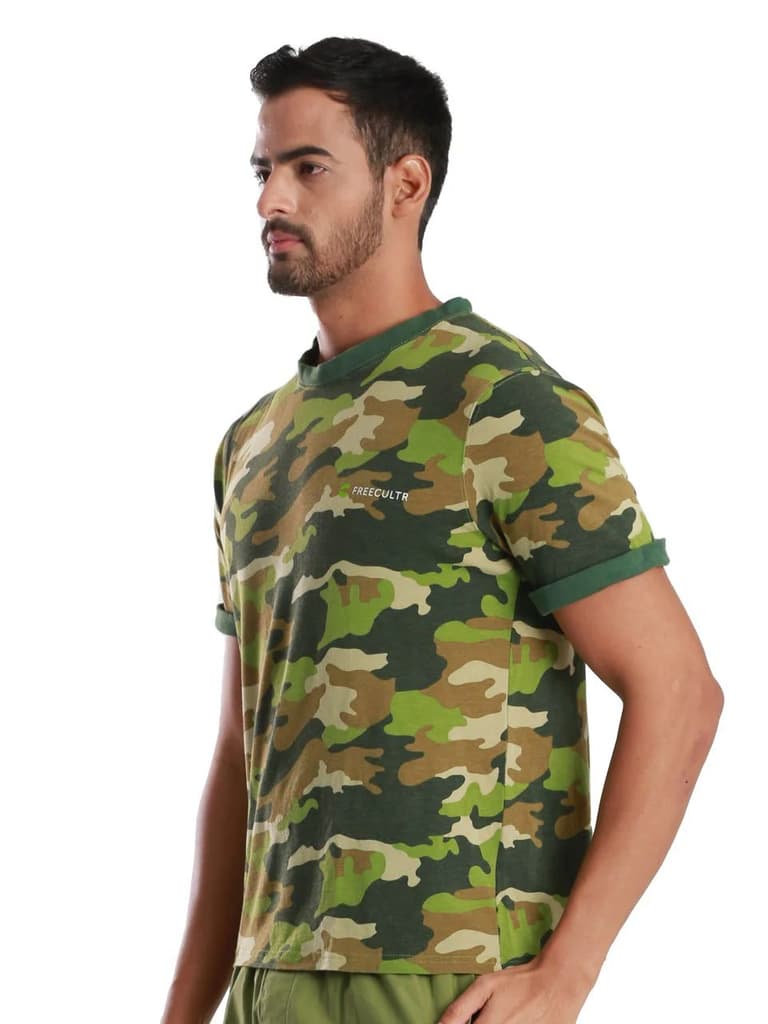 Camo Printed Organic Bamboo T-Shirt (Pack of 2) — photo 7