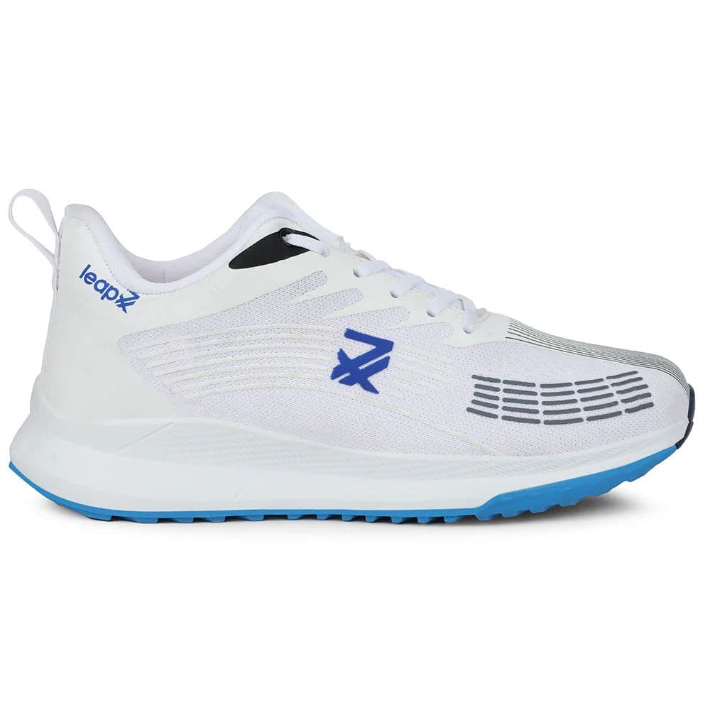 Leap7x White Lacing Sports Running Shoes For Men RW-14 By Liberty — photo 2