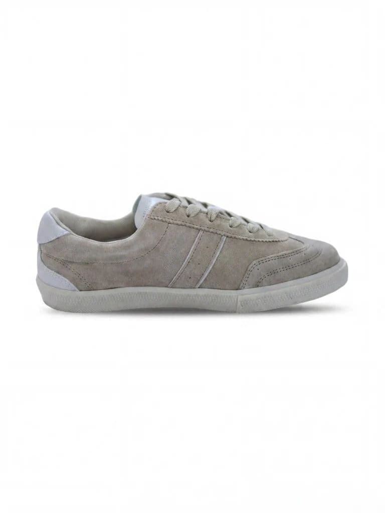 LUNA BLU Light Taupe Lace-Up Textured Sneakers — photo 2