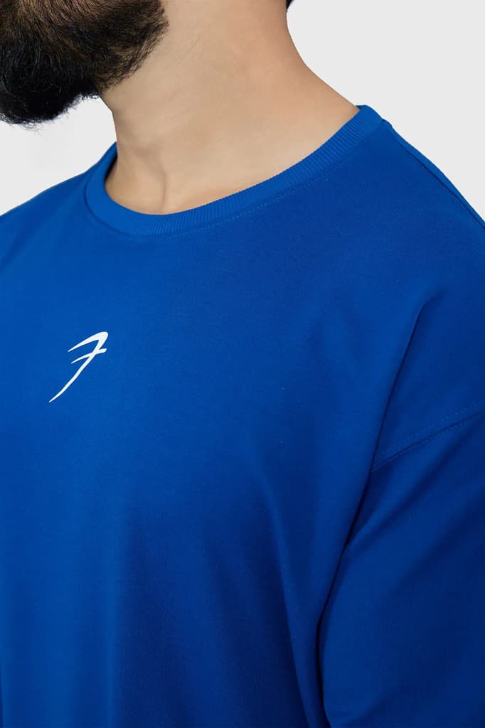 Ignite Oversized T-shirt Royal Blue — photo 3