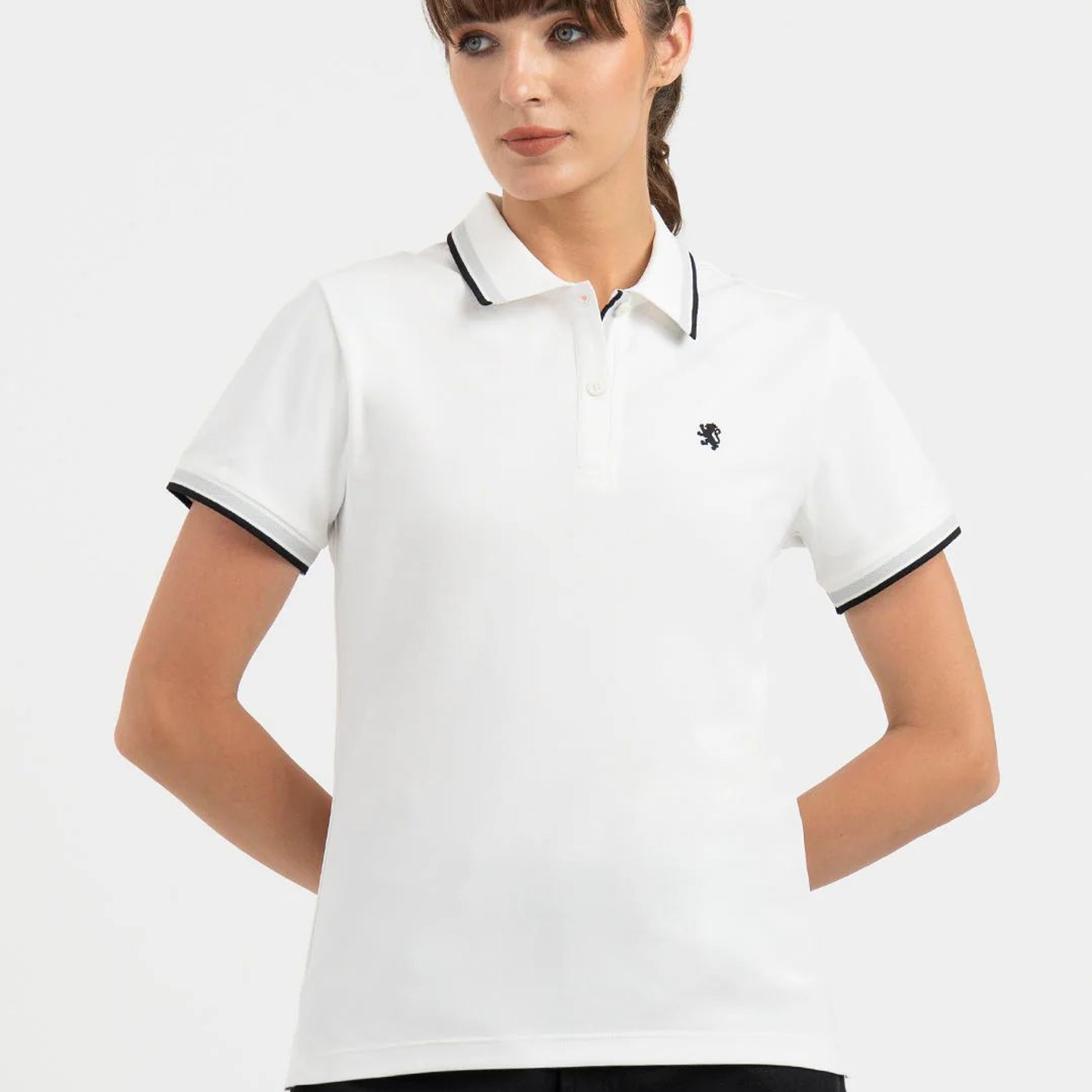 White Polo T Shirt for Women