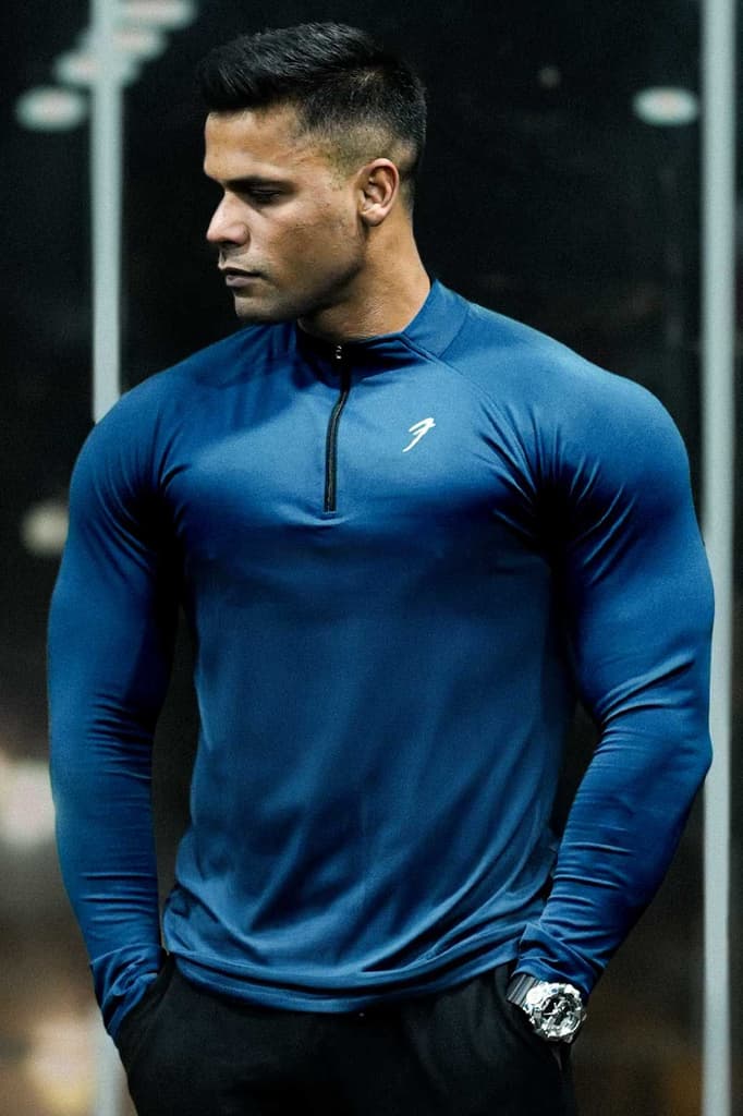 Rush Pullover Teal — S