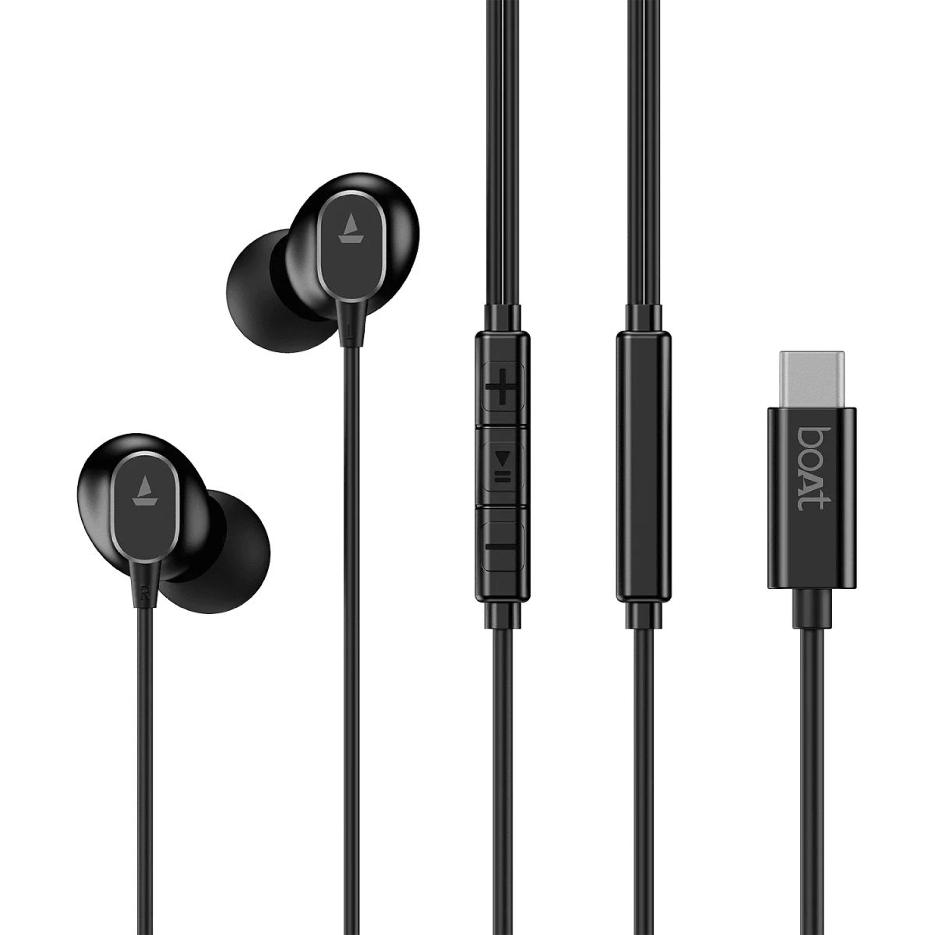 Bassheads 90C | Wired Earphones with 10mm Drivers, Magnetic Metallic Buds, In-Line Mic & Lightweight Design