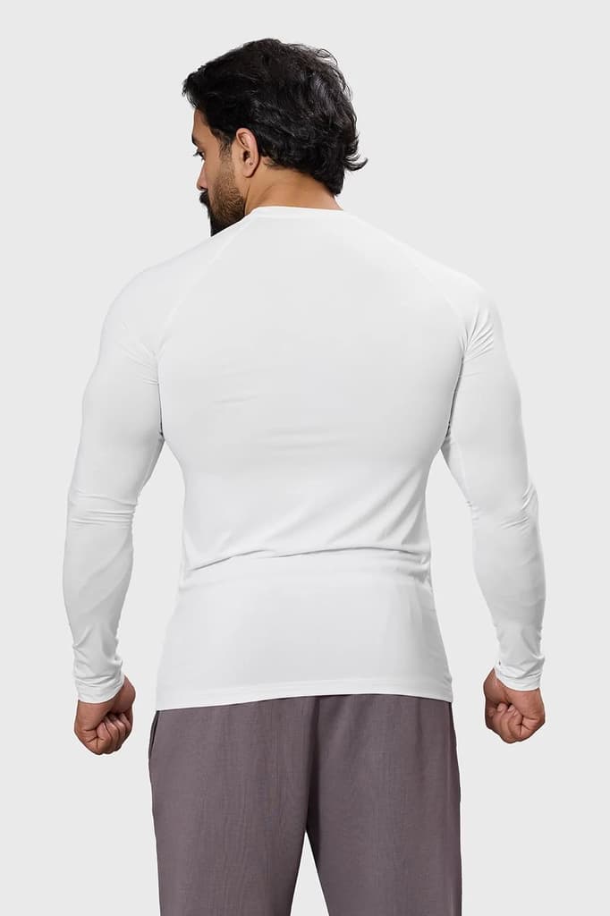 Bare Nylon Fullsleeves T-shirt White — photo 7