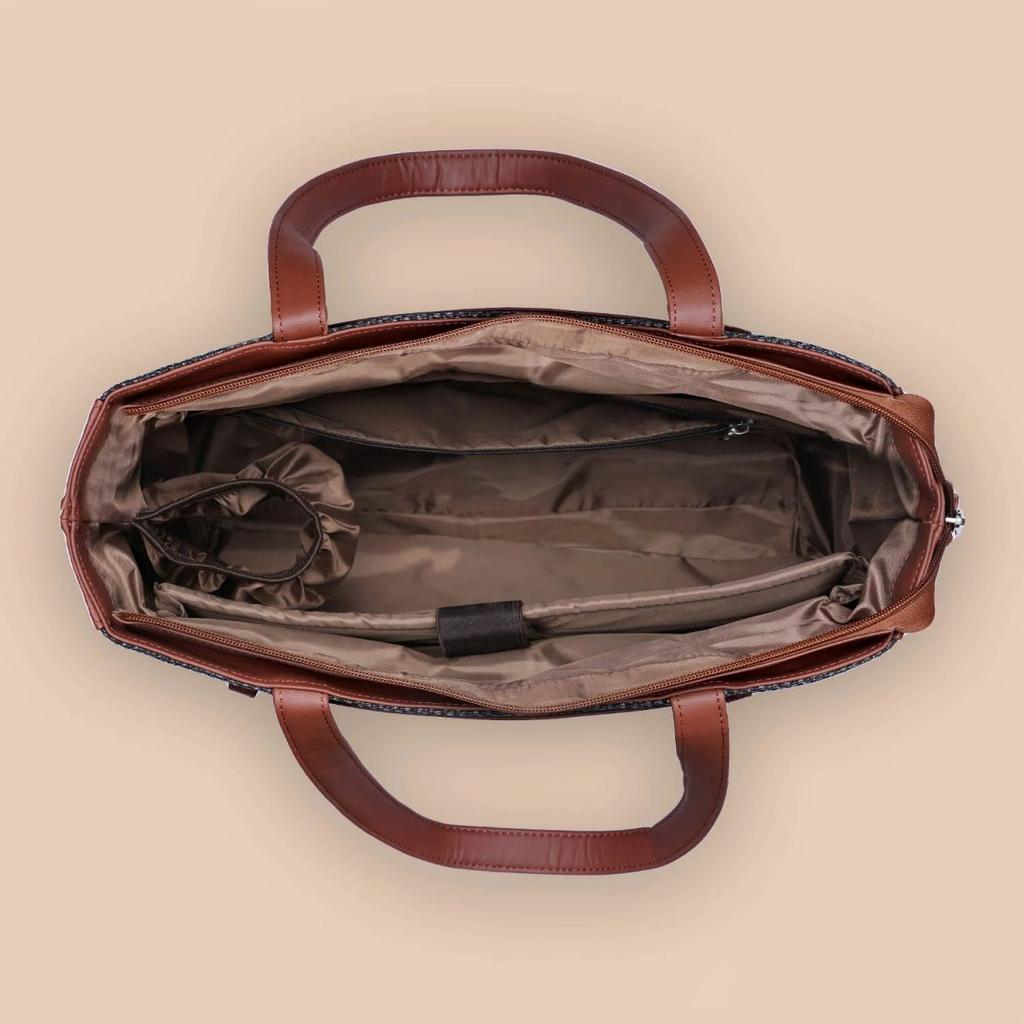 Mughal Motif Statement Office Bag — photo 6