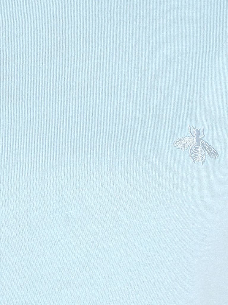 T-Shirt for Women in Pastel Blue | Cotton Round Neck T Shirt — photo 8