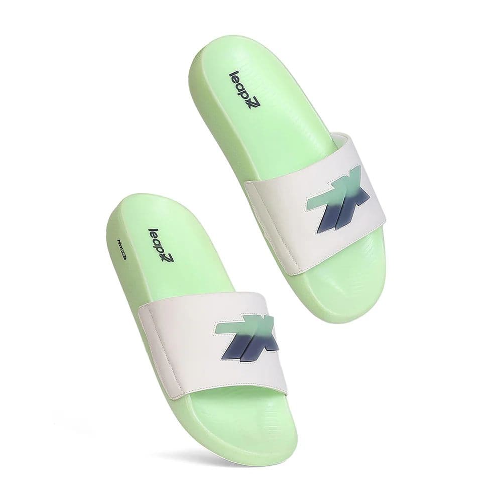 Leap7X NITWALK-30 Men's White Slides - Lightweight Nitro Sole with Molded EVA Comfort — photo 7