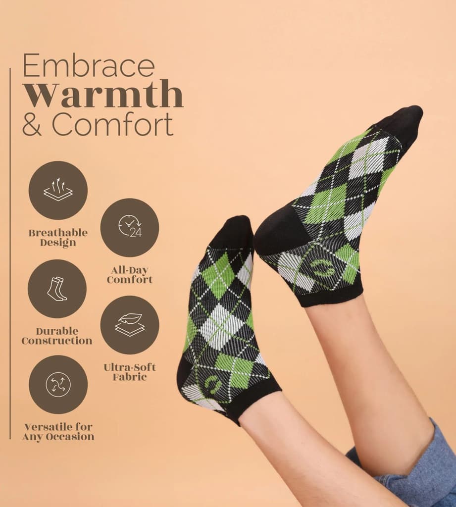 UltraComfort Colorblock Ankle Socks — photo 3