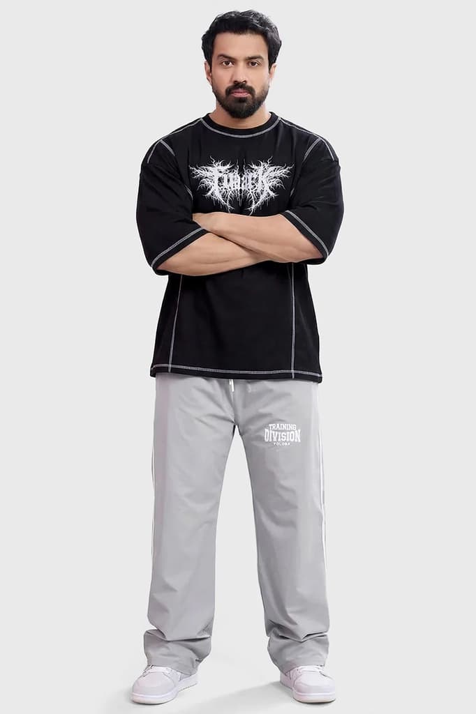 Primal Code Oversized T-shirt Black — photo 5