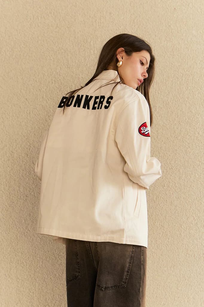 Off White Varsity Shacket — photo 7
