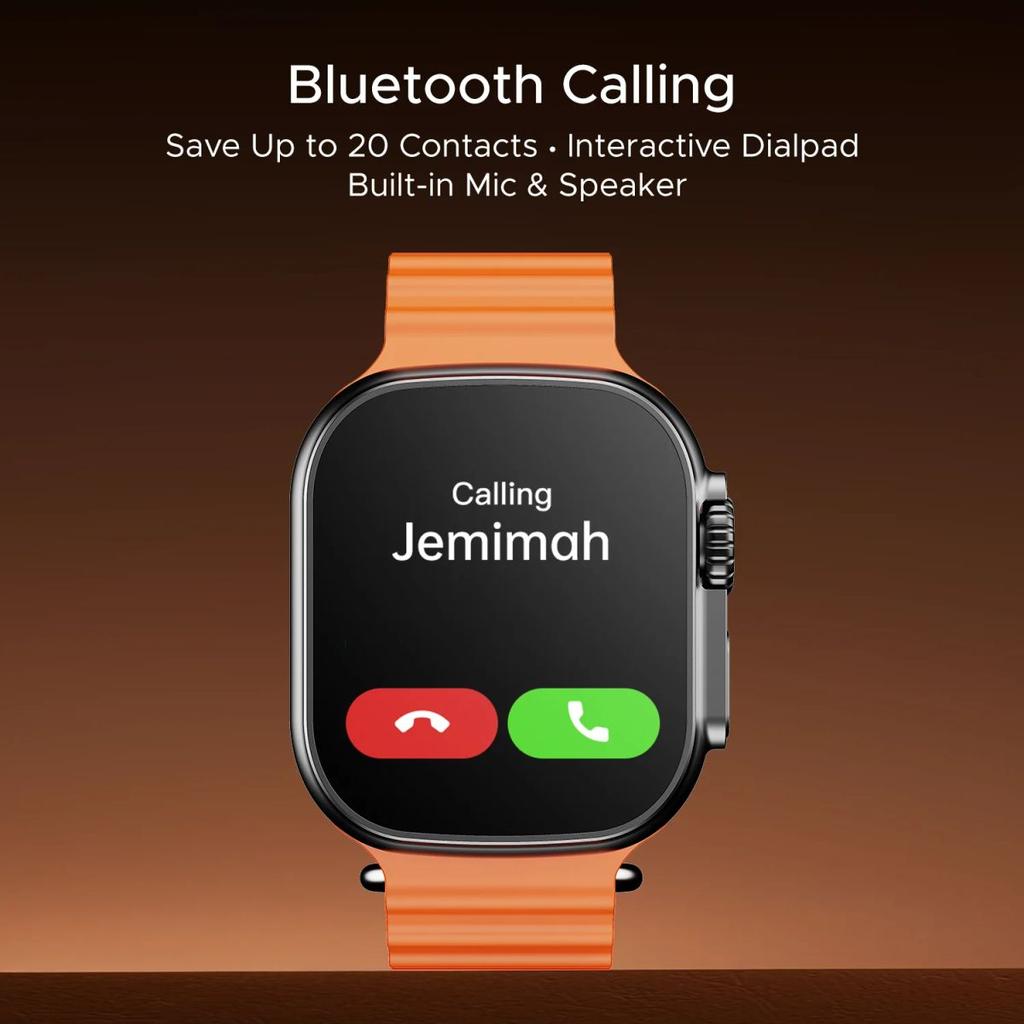 boAt Wave Aura | Smartwatch with 1.96" HD Display, 100+ Sports Modes, Functional Crown, Advanced BT Calling — photo 5